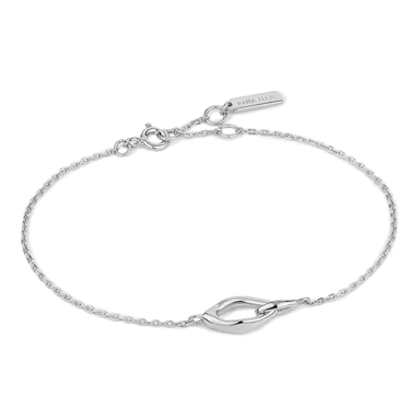 Ania Haie | Silver Wave Link Bracelet