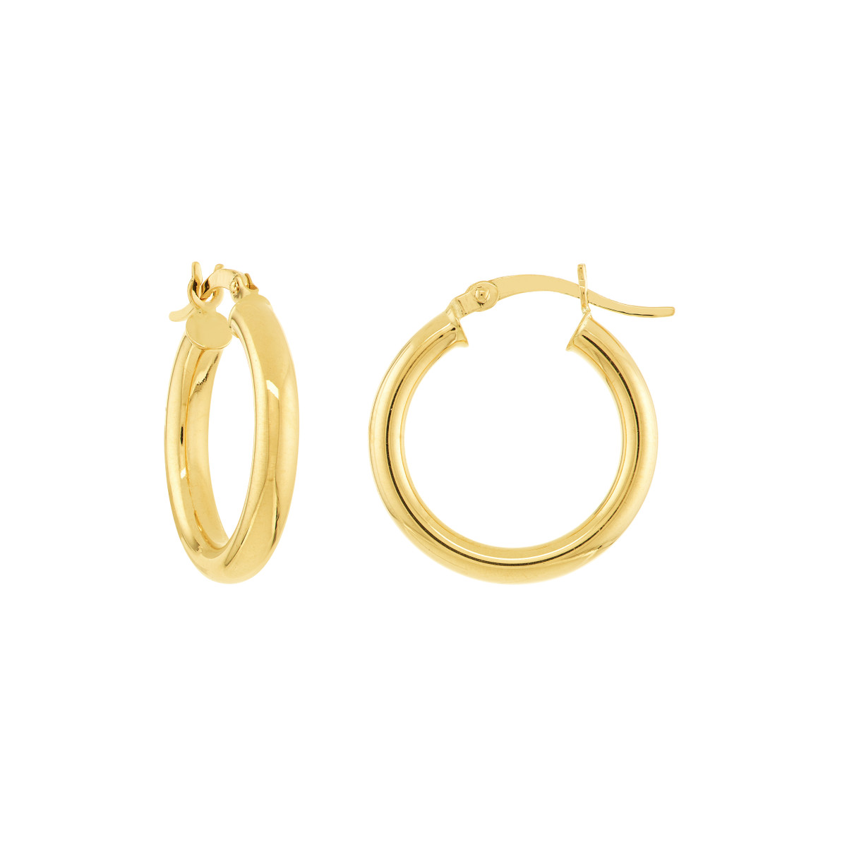 Polished Hoop Earrings