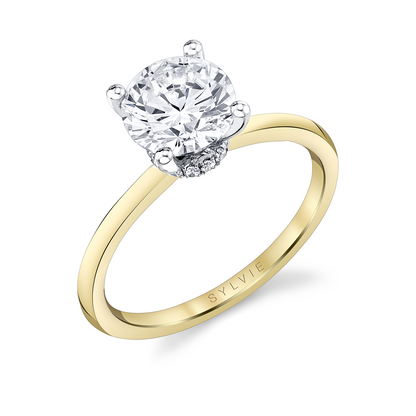 Nova - 14K Two-Tone Engagement Ring