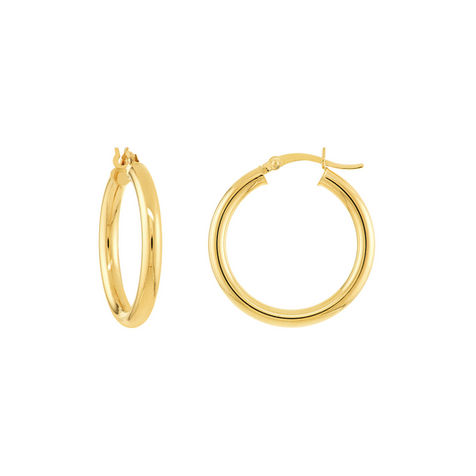 Polished Hoop Earrings