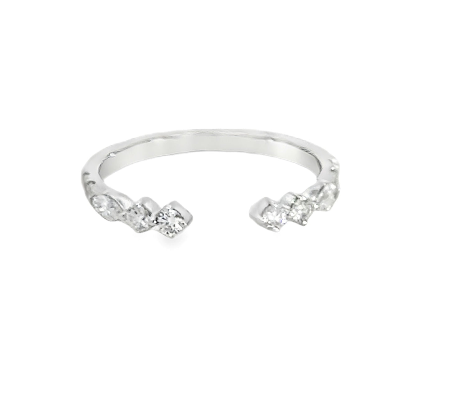 14K White Gold Diamond Ring
