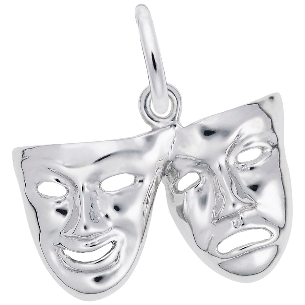 Rembrandt Charms | Comedy & Tragedy Masks Charm
