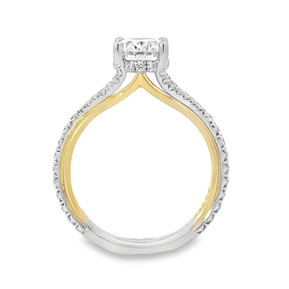 Oval Diamond Engagement Ring