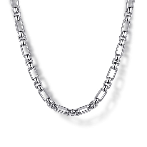 925 Sterling Silver Solid Figaro Chain Necklace