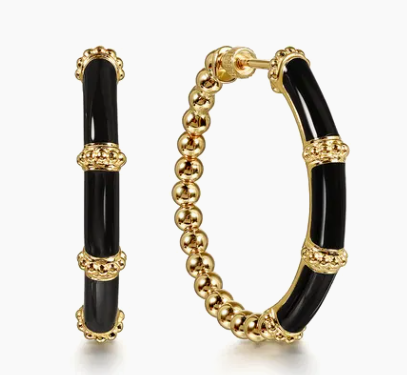 Gold Earrings/Jacket