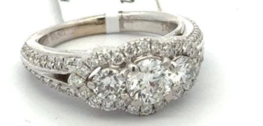 Kirkland Jewelry Estate | 14K Vera Wang Diamond Ring - 1 Carat