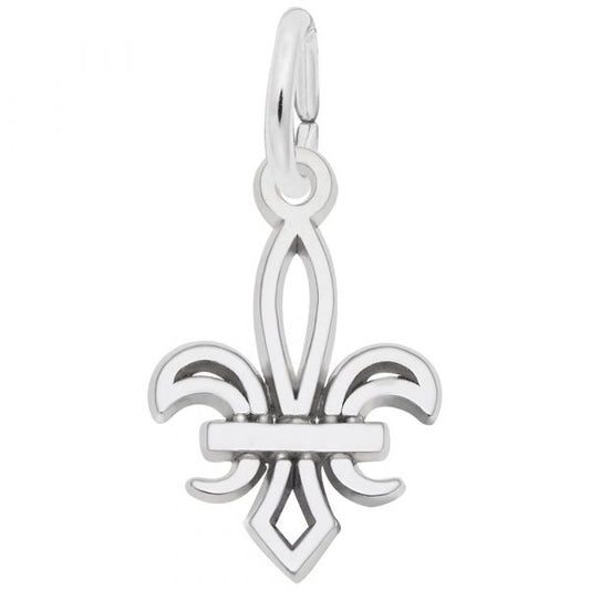 Petite Fleur de Lis Charm