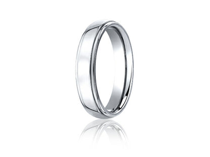 Benchmark | Cobalt Chrome 5mm Comfort-Fit High Polished Wedding Band