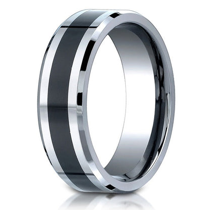 Benchmark | Black and Cobalt Chrome Wedding Band