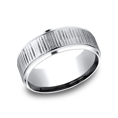 Comfort-Fit Cobalt Wedding Band