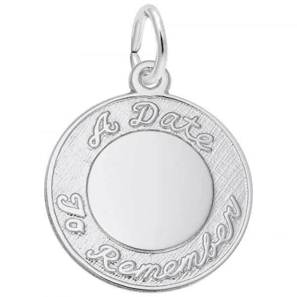 Rembrandt Charms | A Date to Remember Script Disc Charm