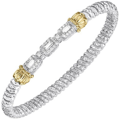 Vahan | Diamond Baguette Bangle