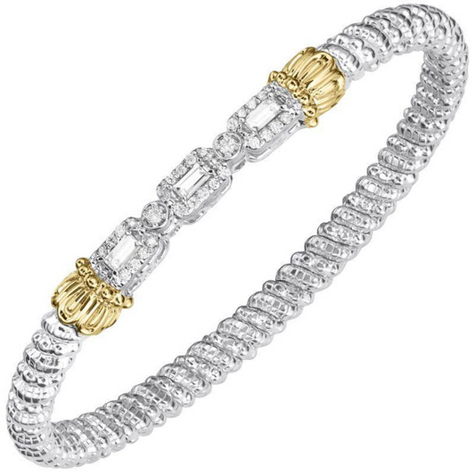 Vahan | Diamond Baguette Bangle