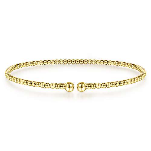 14K Yellow Gold Bujukan Split Bangle