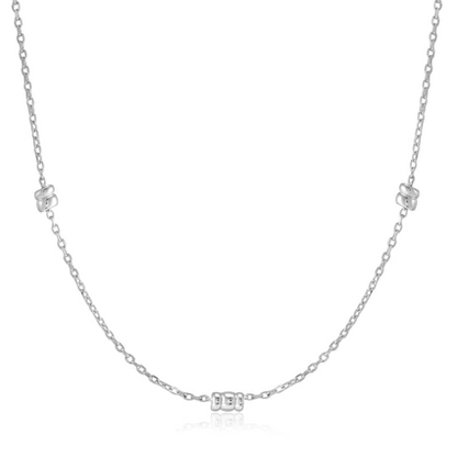 Ania Haie | Silver Smooth Twist Chain Necklace