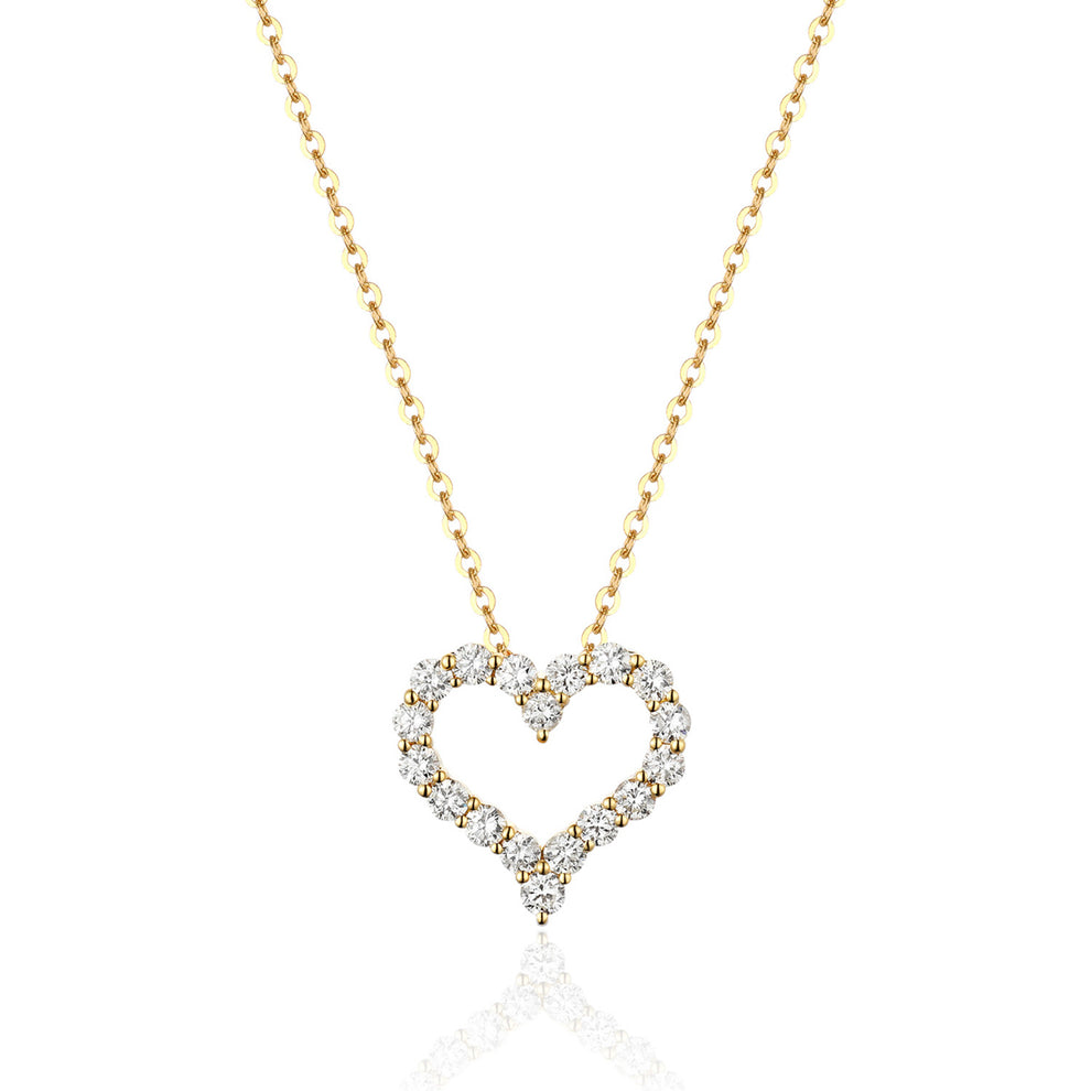 Mini Heart Diamond Necklace