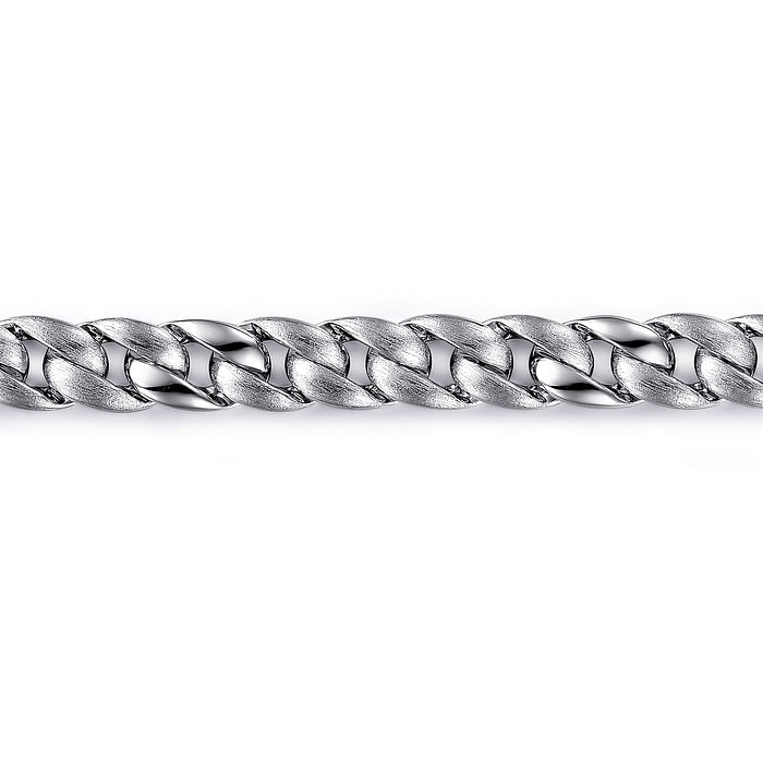 925 Sterling Silver Heavy Chain Bracelet