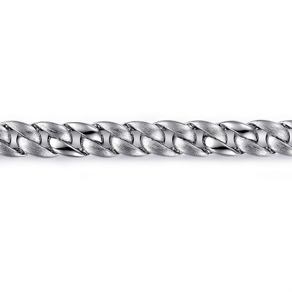 925 Sterling Silver Heavy Chain Bracelet