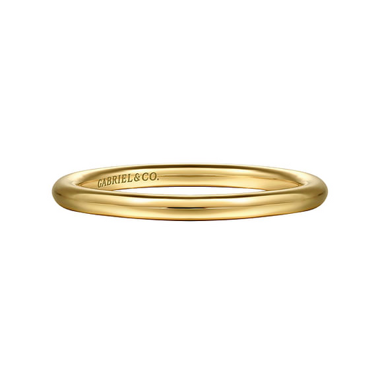 14K Yellow Gold Matching Wedding Band