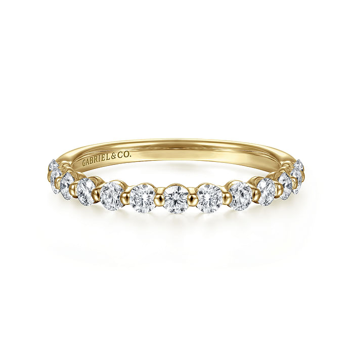 14K Yellow Gold Diamond Ladies Ring