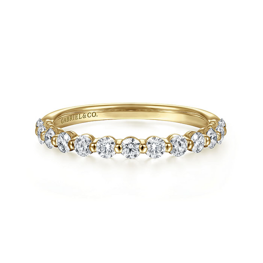 14K Yellow Gold Diamond Ladies Ring