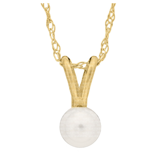 Marathon | 14K Gold Pearl Necklace