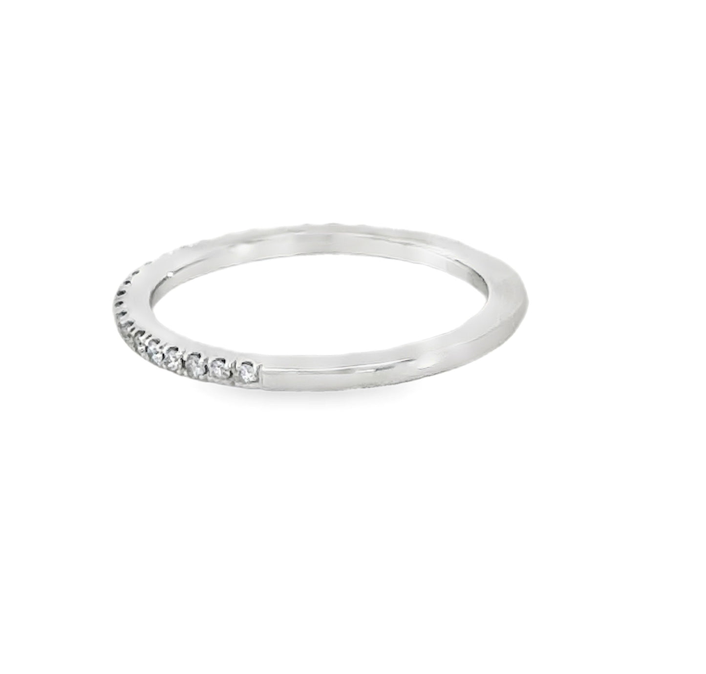 14K White Gold Diamond Ring - 0.17 Carats
