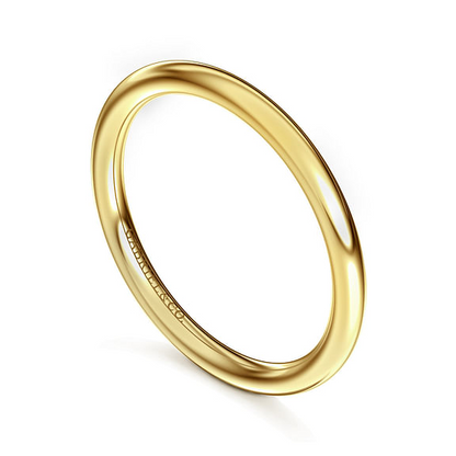 14K Yellow Gold Matching Wedding Band