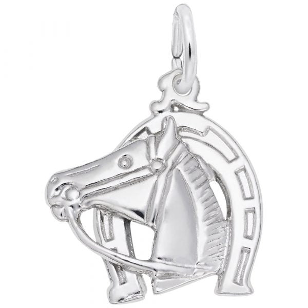 Rembrandt Charms | Horse Head with Horseshoe Charm