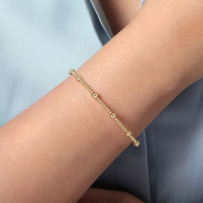 14K Yellow Gold Bujukan Split Bangle