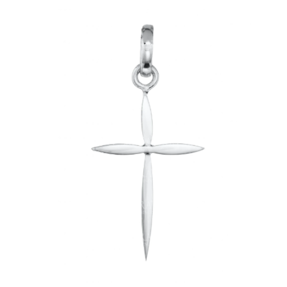 Sterling Silver Pointed Cross