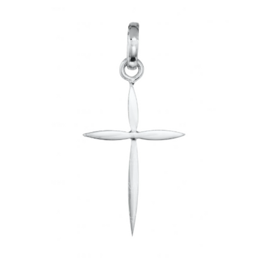 Sterling Silver Pointed Cross