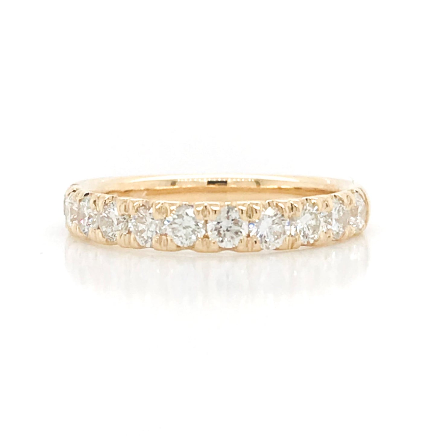 David Connolly | 14K Yellow Gold Diamond Wedding Band - 0.77ct