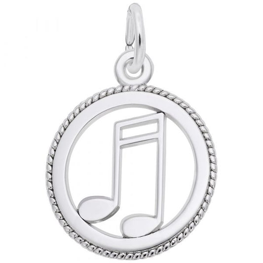 Music Note Disc Charm