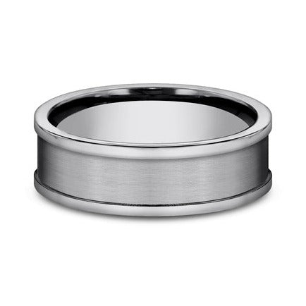 Comfort-Fit Tungsten Wedding Band