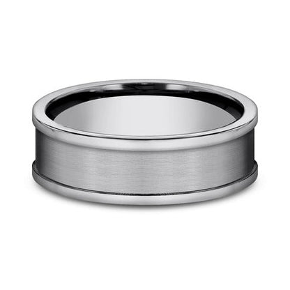 Comfort-Fit Tungsten Wedding Band