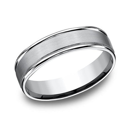 Comfort-Fit Polished Edge Wedding Band