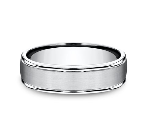 Comfort-Fit Polished Edge Wedding Band