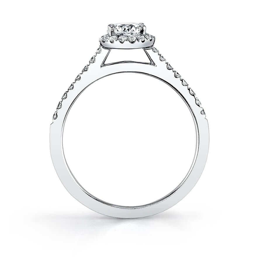 Jenny - 14K White Gold Engagement Ring